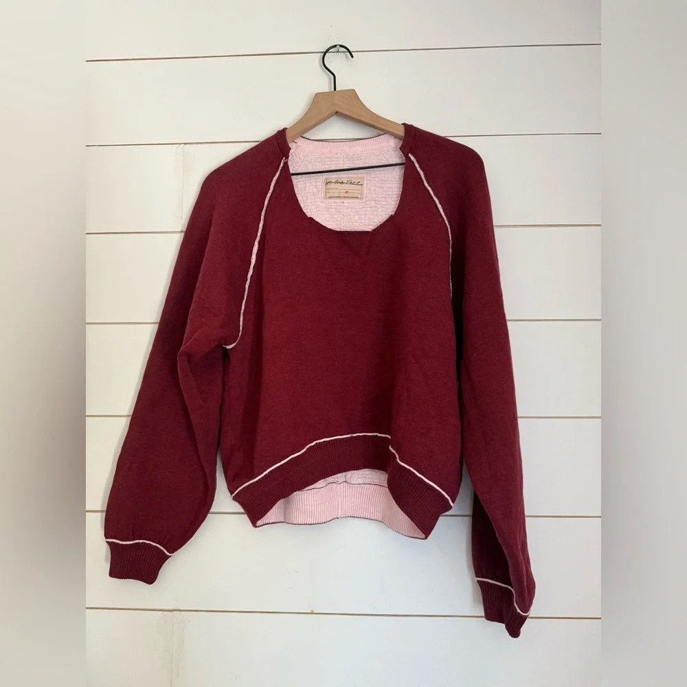 NWOT Free People we the free Midnight Pullover - Picture 5 of 10